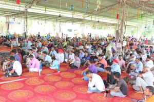 ਸਾਧ-ਸੰਗਤ ਨੇ ਬਲਾਕ ਪੱਧਰੀ ਨਾਮ ਚਰਚਾ ’ਚ ਕਰਕੇ ਗਾਇਆ ਗੁਰੂ ਜਸ