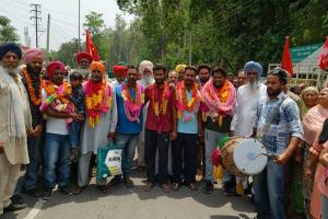 ਜੇਲ੍ਹ ਚ ਬੰਦ ਜ਼ਮੀਨ ਪ੍ਰਾਪਤੀ ਸੰਘਰਸ਼ ਕਮੇਟੀ ਦੇ ਆਗੂ ਤੇ ਕਾਰਕੁਨ ਰਿਹਾਅ