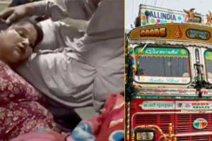 ਰੱਖੜੀ ਬੰਨ੍ਹਣ ਜਾ ਔਰਤ ਨੂੰ ਟਰੱਕ ਨੇ ਕੁਚਲਿਆ, ਡਰਾਈਵਰ ਨੇ ਖੁਦ ਪਹੁੰਚਾਇਆ ਹਸਪਤਾਲ