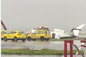 ਮੁੰਬਈ ‘ਚ ਜਹਾਜ਼ ਹਾਦਸੇ ਦਾ ਸ਼ਿਕਾਰ, ਯਾਤਰੀ ਵਾਲ-ਵਾਲ ਬਚੇ