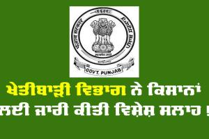 ਸੁਪਰ ਸੀਡਰ ਬਾਰੇ ਖੇਤੀਬਾੜੀ ਵਿਭਾਗ ਨੇ ਜਾਰੀ ਕੀਤੀ ਸਲਾਹ, ਅਪਣਾਉਣ ‘ਤੇ ਹੋਵੇਗਾ ਫ਼ਾਇਦਾ!