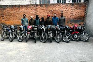 ਬਠਿੰਡਾ ਪੁਲਿਸ ਨੇ ਮੋਟਰਸਾਈਕਲ ਚੋਰਾਂ ਦੀਆਂ ਲਵਾਈਆਂ ਬਰੇਕਾਂ