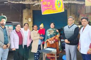 ਪੋਲੀਓ ਬੂੰਦਾਂ ਪਿਲਾ ਕੇ ਸਿਵਲ ਸਰਜਨ ਨੇ ਮੁਹਿੰਮ ਦੀ ਕੀਤੀ ਸ਼ੁਰੂਆਤ