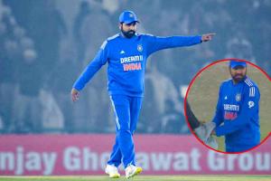 ਮੈਚ ਦੌਰਾਨ ਮੋਹਾਲੀ ਦੀ ਠੰਢ ਤੋਂ ਪਰੇਸ਼ਾਨ ਹੋਏ ਕਪਤਾਨ ਹਿਟਮੈਨ ਸ਼ਰਮਾ, ਰਾਹਤ ਲਈ ਵਰਤਿਆ ਇਹ ਤਰੀਕਾ