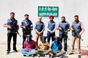 ਪੰਜਾਬ ਪੁਲਿਸ ਦੀ ਏਜੀਟੀਐਫ ਨੇ ਵਿਦੇਸ਼ੀ ਗੈਂਗਸਟਰਾਂ ਗੋਲਡੀ ਬਰਾੜ ਅਤੇ ਰੋਹਿਤ ਗੋਦਾਰਾ ਦੇ ਤਿੰਨ ਕਾਰਕੁਨਾਂ ਨੂੰ ਕੀਤਾ ਗ੍ਰਿਫਤਾਰ