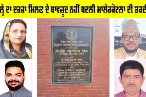 Malerkotla : ਜ਼ਿਲ੍ਹੇ ਦਾ ਦਰਜਾ ਮਿਲਣ ਦੇ ਬਾਵਜ਼ੂਦ ਨਹੀਂ ਬਦਲੀ ਮਾਲੇਰਕੋਟਲਾ ਦੀ ਤਕਦੀਰ