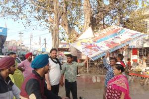 ਚੋਣ ਜ਼ਾਬਤਾ ਲਾਗੂ : ਰਾਜਨੀਤਿਕ ਪਾਰਟੀਆਂ ਦੇ ਲੱਗੇ ਬੋਰਡ ਉਤਾਰੇ