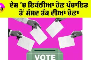 ਦੇਸ਼ ’ਚ ਇਕੱਠੀਆਂ ਹੋਣ ਪੰਚਾਇਤ ਤੋਂ ਸੰਸਦ ਤੱਕ ਦੀਆਂ ਚੋਣਾਂ