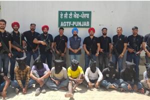 ਪੰਜਾਬ ਪੁਲਿਸ ਨੇ ਫਰਾਰ ਗੈਂਗਸਟਰ ਦੇ 10 ਗੁਰਗਿਆਂ ਨੂੰ ਕੀਤਾ ਗ੍ਰਿਫ਼ਤਾਰ