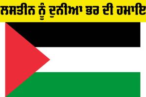 ਫਲਸਤੀਨ ਨੂੰ ਦੁਨੀਆ ਭਰ ਦੀ ਹਮਾਇਤ