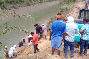 ਭਾਖੜਾ ਨਹਿਰ ‘ਚ ਹੋਈ ਲੀਕੇਜ, ਸੈਂਕੜੇ ਏਕੜ ਰਕਬਾ ਪਾਣੀ ਨਾਲ ਭਰਿਆ