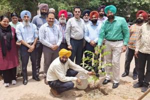 ਵਿਜੀਲੈਂਸ ਬਿਉਰੋ ਦੇ ਅਧਿਕਾਰੀਆਂ ਨੇ ਵਿਸ਼ਵ ਵਾਤਾਵਰਣ ਦਿਵਸ ਮੌਕੇ ਲਾਏ ਬੂਟੇ