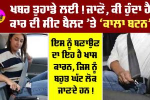 Button On Car Seat Belt: ਖਬਰ ਤੁਹਾਡੇ ਲਈ! ਜਾਣੋ, ਕੀ ਹੁੰਦਾ ਹੈ ਕਾਰ ਦੀ ਸੀਟ ਬੈਲਟ ’ਤੇ ‘ਕਾਲਾ ਬਟਨ’
