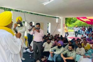 Strike: ਸਹਾਇਕ ਪ੍ਰੋਫੈਸਰਾਂ ਦੇ ਧਰਨੇ ’ਚ ਗਰਜੇ ਜੋਗਿੰਦਰ ਸਿੰਘ ਉਗਰਾਹਾਂ