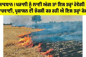 Punjab News: ਸਾਵਧਾਨ! ਪਰਾਲੀ ਨੂੰ ਲਾਈ ਅੱਗ ਤਾਂ ਇਸ ਤਰ੍ਹਾਂ ਹੋਵੇਗੀ ਕਾਰਵਾਈ, ਪ੍ਰਸ਼ਾਸਨ ਦੀ ਚੌਕਸੀ ਕਰ ਰਹੀ ਐ ਇਸ ਤਰ੍ਹਾਂ ਕੰਮ