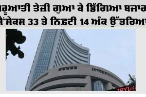 Stock Market: ਸ਼ੁਰੂਆਤੀ ਤੇਜ਼ੀ ਗੁਆਉਣ ਤੋਂ ਬਾਅਦ ਡਿੱਗਿਆ ਸ਼ੇਅਰ ਬਾਜ਼ਾਰ
