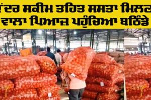 Central Government Onion Scheme: ਕੇਂਦਰ ਸਰਕਾਰ ਦੀ ਸਕੀਮ ਤਹਿਤ ਸਸਤਾ ਵਿਕਣ ਵਾਲਾ ਪਿਆਜ਼ ਮਹਿੰਗੇ ਭਾਅ ਵਿਕਣ ਲਈ ਬਠਿੰਡਾ ਪੁੱਜਾ
