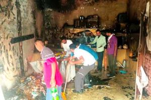 Fire Accident: ਲਹਿਰਾਗਾਗਾ ’ਚ ਦੁਕਾਨ ਨੂੰ ਲੱਗੀ ਭਿਆਨਕ ਅੱਗ, ਲੱਖਾਂ ਦਾ ਹੋਇਆ ਨੁਕਸਾਨ