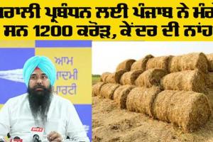Punjab News: ਕੇਂਦਰ ਸਰਕਾਰ ਨੇ ਪਰਾਲੀ ਪ੍ਰਬੰਧਨ ਲਈ ਪੰਜਾਬ ਦੀ 1200 ਕਰੋੜ ਦੀ ਮੰਗ ਠੁਕਰਾਈ 