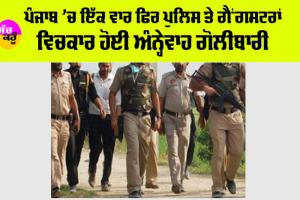 Punjab News: ਪੰਜਾਬ ’ਚ ਇੱਕ ਵਾਰ ਫਿਰ ਪੁਲਿਸ ਤੇ ਗੈਂਗਸਟਰਾਂ ਵਿਚਕਾਰ ਹੋਈ ਅੰਨ੍ਹੇਵਾਹ ਗੋਲੀਬਾਰੀ