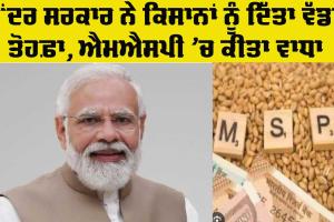 Farmers MSP News: ਕੇਂਦਰ ਸਰਕਾਰ ਨੇ ਕਿਸਾਨਾਂ ਨੂੰ ਦਿੱਤਾ ਵੱਡਾ ਤੋਹਫਾ