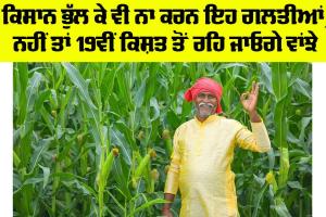 PM Kisan Nidhi 19th Kist: ਕਿਸਾਨ ਭੁੱਲ ਕੇ ਵੀ ਨਾ ਕਰਨ ਇਹ ਗਲਤੀਆਂ, ਨਹੀਂ ਤਾਂ 19ਵੀਂ ਕਿਸ਼ਤ ਤੋਂ ਰਹਿ ਜਾਓਗੇ ਵਾਂਝੇ