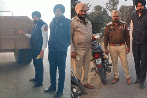 Talwandi Bhai News: ਟ੍ਰੈਫਿਕ ਪੁਲਸ ਨੇ ਵਾਹਨਾਂ ‘ਤੇ ਰਿਫਲੈਕਟਰ ਲਾਏ