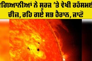 Viral News: ਰੂਸੀ ਵਿਗਿਆਨੀਆਂ ਨੇ ਸੂਰਜ ‘ਤੇ ਦੇਖਿਆ ‘ਰਹੱਸਮਈ’ ਕਾਲਾ ਧੱਬਾ 