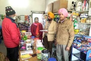 ਸਿਹਤ ਵਿਭਾਗ ਨੇ ਤੰਬਾਕੂ ਕੰਟਰੋਲ ਐਕਟ ਦੀ ਉਲੰਘਣਾ ਕਰਨ ਵਾਲਿਆਂ ਦੇ ਕੱਟੇ ਚਲਾਨ