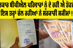 Government Schemes: ਬੀਪੀਐਲ ਪਰਿਵਾਰਾਂ ਲਈ ਖੁਸ਼ਖਬਰੀ! ਸਰਕਾਰ ਚਲਾ ਰਹੀ ਐ ਇਹ ਸਕੀਮਾਂ, ਲਾਭ ਹੀ ਲਾਭ