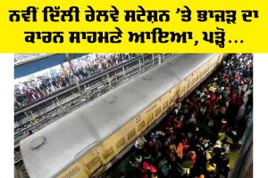 New Delhi Railway Station Stampede: ਨਵੀਂ ਦਿੱਲੀ ਰੇਲਵੇ ਸਟੇਸ਼ਨ ’ਤੇ ਭਾਜੜ ਦਾ ਕਾਰਨ ਸਾਹਮਣੇ ਆਇਆ, ਪੜ੍ਹੋ…