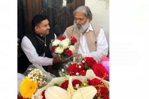 Anil Vij: ਮੰਤਰੀ ਅਨਿਲ ਵਿੱਜ ਨਾਲ ਅਮਨਦੀਪ ਭਰਥ ਨੇ ਕੀਤੀ ਮੁਲਾਕਾਤ