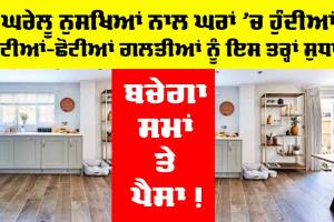 Home Remedies: ਘਰਾਂ ਵਿੱਚ ਹੁੰਦੀਆਂ ਛੋਟੀਆਂ-ਛੋਟੀਆਂ ਗਲਤੀਆਂ ਨੂੰ ਇਸ ਤਰ੍ਹਾਂ ਸੁਧਾਰੋ, ਘਰੇਲੂ ਨੁਸਖਿਆਂ ਨਾਲ ਹੋਵੇਗੀ ਸੌਖ