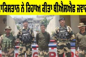 BSF Jawan: ਪਾਕਿਸਤਾਨ ਨੇ ਰਿਹਾਅ ਕੀਤਾ ਬੀਐਸਐਫ਼ ਜਵਾਨ, ਗਲਤੀ ਨਾਲ ਪਾਰ ਹੋ ਗਈ ਸੀ ਸਰਹੱਦ