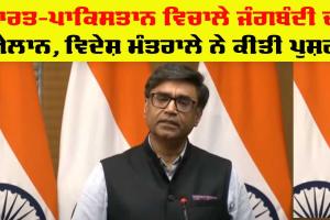 Ceasefire India Pakistan: ਭਾਰਤ ਅਤੇ ਪਾਕਿਸਤਾਨ ਵਿਚਕਾਰ ਜੰਗਬੰਦੀ ਦਾ ਐਲਾਨ, ਭਾਰਤੀ ਵਿਦੇਸ਼ ਸਕੱਤਰ ਨੇ ਕੀਤੀ ਪੁਸ਼ਟੀ