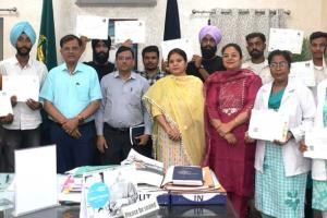 Baba Farid University: ਹੈਲਥ ਸਕਿੱਲ ਡਿਵੈਲਪਮੈਂਟ ਸੈਂਟਰ, ਬਾਬਾ ਫਰੀਦ ਯੂਨੀਵਰਸਿਟੀ, ਫਰੀਦਕੋਟ ਦਾ ਪਹਿਲ ਐਮਰਜੈਂਸੀ ਮੈਡੀਕਲ ਟੈਕਨੀਸ਼ੀਅਨ ਬੈਚ ਹੋਇਆ ਪਾਸ ਆਊਟ