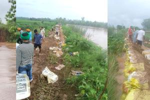 MLA Ghaggar River: ਹਲਕਾ ਵਿਧਾਇਕ ਨੇ ਵੀ ਲੋਕਾਂ ਨਾਲ ਮਿਲ ਕੇ ਘੱਗਰ ’ਤੇ 600 ਫੁੱਟ ਲੰਬਾ ਬੰਨ੍ਹ ਬੰਨਿਆ