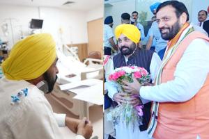 Punjab News: ਸੀਐਮ ਸੈਣੀ ਨੇ ਫੋਰਟੀਸ ਵਿਖੇ ਭਗਵੰਤ ਮਾਨ ਨਾਲ ਕੀਤੀ ਮੁਲਾਕਾਤ, ਪੁੱਛਿਆ ਸਿਹਤ ਦਾ ਹਾਲ-ਚਾਲ