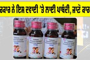 Coldreef Cough Syrup: ਸਰਕਾਰ ਨੇ ਇਸ ਦਵਾਈ ’ਤੇ ਲਾਈ ਪਾਬੰਦੀ, ਜਾਣੋ ਕਾਰਨ