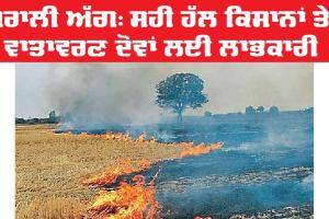 Stubble Burning: ਪਰਾਲੀ ਅੱਗ, ਸਹੀ ਹੱਲ ਕਿਸਾਨਾਂ ਤੇ ਵਾਤਾਵਰਣ ਦੋਵਾਂ ਲਈ ਲਾਭਕਾਰੀ