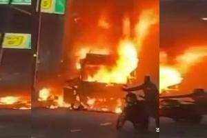 CNG Cylinder Blast: ਟਰੱਕ ’ਚ ਸੀਐਨਜੀ ਸਿਲੰਡਰ ਫੱਟਿਆ, ਡਰਾਈਵਰ ਜ਼ਿੰਦਾ ਸੜਿਆ