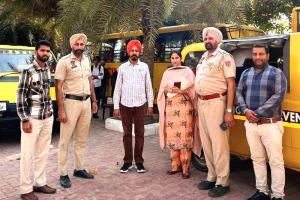 School Bus Inspection: ਸਕੂਲੀ ਬੱਸਾਂ ਦੀ ਚੈਕਿੰਗ, 10 ਬੱਸਾਂ ਦੇ ਚਲਾਨ ਕੱਟੇ