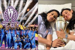 Team India: ਜੇਮਿਮਾ ਤੇ ਸਮ੍ਰਿਤੀ ਮੰਧਾਨਾ ਨੇ ਟਰਾਫੀ ਨਾਲ ਖਿਚਵਾਈ ਤਸਵੀਰ, ਚਿਹਰੇ ’ਤੇ ਨਜ਼ਰ ਆਈ ਜਿੱਤ ਦੀ ਖੁਸ਼ੀ