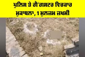 Jalandhar Police Gangster Encounter: ਪੁਲਿਸ ਤੇ ਗੈਂਗਸਟਰ ਵਿਚਕਾਰ ਮੁਕਾਬਲਾ, 1 ਮੁਲਜ਼ਮ ਜ਼ਖਮੀ