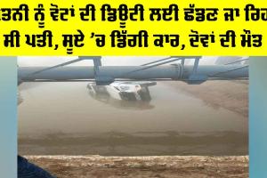 Moga News: ਪਤਨੀ ਨੂੰ ਵੋਟਾਂ ਦੀ ਡਿਊਟੀ ਲਈ ਛੱਡਣ ਜਾ ਰਿਹਾ ਸੀ ਪਤੀ, ਸੂਏ ’ਚ ਡਿੱਗੀ ਕਾਰ, ਦੋਵਾਂ ਦੀ ਮੌਤ