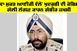 Patiala News: ਸੇਵਾ ਮੁਕਤ ਆਈਜੀ ਵੱਲੋਂ ਖੁਦਕੁਸ਼ੀ ਦੀ ਕੋਸ਼ਿਸ਼, ਗੋਲੀ ਲੱਗਣ ਕਾਰਨ ਗੰਭੀਰ ਜ਼ਖਮੀ