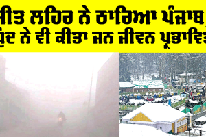 Punjab Weather Update: ਸੀਤ ਲਹਿਰ ਨੇ ਠਾਰਿਆ ਪੰਜਾਬ, ਧੁੰਦ ਨੇ ਵੀ ਕੀਤਾ ਜਨ ਜੀਵਨ ਪ੍ਰਭਾਵਿਤ