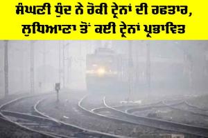 Indian Railway: ਸੰਘਣੀ ਧੁੰਦ ਨੇ ਰੋਕੀ ਟ੍ਰੇਨਾਂ ਦੀ ਰਫਤਾਰ, ਲੁਧਿਆਣਾ ਤੋਂ ਕਈ ਟ੍ਰੇਨਾਂ ਪ੍ਰਭਾਵਿਤ