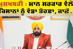 Punjab News: ਮਾਨ ਸਰਕਾਰ ਵੱਲੋਂ ਕਿਸਾਨਾਂ ਨੂੰ ਵੱਡਾ ਤੋਹਫਾ