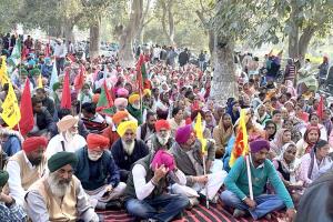 Farmers Protest: ਸੰਯੁਕਤ ਕਿਸਾਨ ਮੋਰਚਾ ਅਤੇ ਟ੍ਰੇਡ ਯੂਨੀਅਨ ਵੱਲੋਂ ਕੇਂਦਰ ਸਰਕਾਰ ਖਿਲਾਫ਼ ਕੀਤਾ ਰੋਸ ਪ੍ਰਦਰਸ਼ਨ